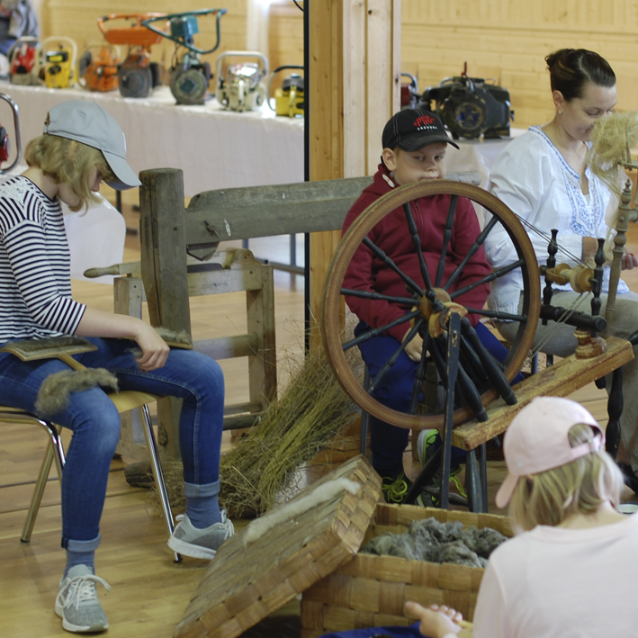 Kehruuta Elopäivänä 2017